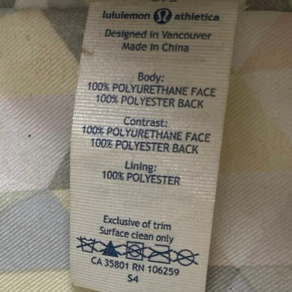 Lululemon Urban Sanctuary Black Silver Metallic Faux Leather Duffel Bag Handbag - Picture 7 of 7